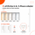 LED Linearlampe 24W Weiß - 1188mm 4 Phasen -5 CCT 2700K/3000K/4000K/5000K/6500K