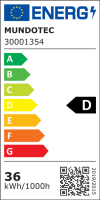 LED  Deckeneinbauleuchte | 36W   | 30x120cm CCT 3000K/4200k/6500k 4400 lm UGR<19