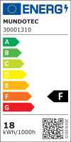 LED Aufbauleuchte Deckenleuchte rund schwarz 18 Watt IP20 mit Sensor  CCT 3 in 1 (warmweiß 3000K, neutralweiß 4200K, kaltweiß 6400K)