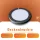 LED Aufbauleuchte Deckenleuchte rund schwarz 18 Watt IP20 mit Sensor  CCT 3 in 1 (warmweiß 3000K, neutralweiß 4200K, kaltweiß 6400K)