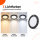 LED Aufbauleuchte Deckenleuchte rund schwarz 18 Watt IP20 mit Sensor  CCT 3 in 1 (warmweiß 3000K, neutralweiß 4200K, kaltweiß 6400K)