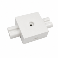 Zweiseitiger Anschlussstecker für LED-T5-Linearleuchte, nicht drehbares Endstück